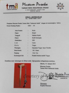 sertifikasi tmii rojo gundolo griyokulo