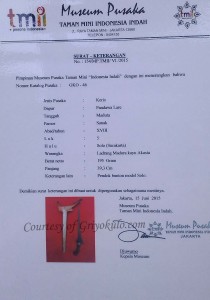 sertifikasi tmii pandawa lare