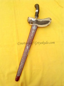 warangka perak kemalo merah