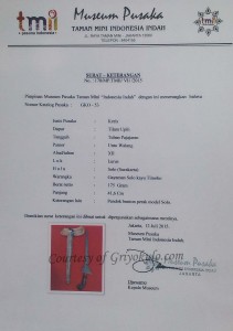 setifikasi museum pusaka amor untu walang