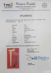 sertifikasi museum pusaka tmii madura sepuh