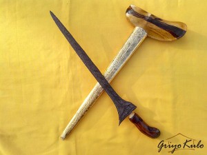 keris pamor ron gendhuru sungsang